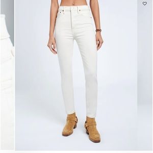 Redone High Rise Stretch Jeans
